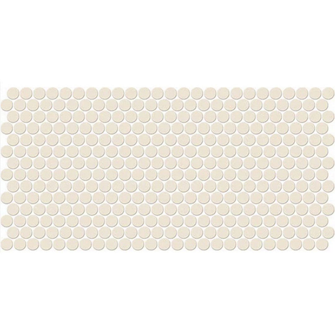 Daltile Keystones 10" x 22" Matte Porcelain 1" Penny Rounds Mosaic