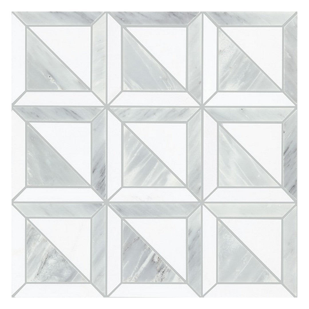 Daltile Gamma 12" x 12" Polished Natural Stone Window Mosaic