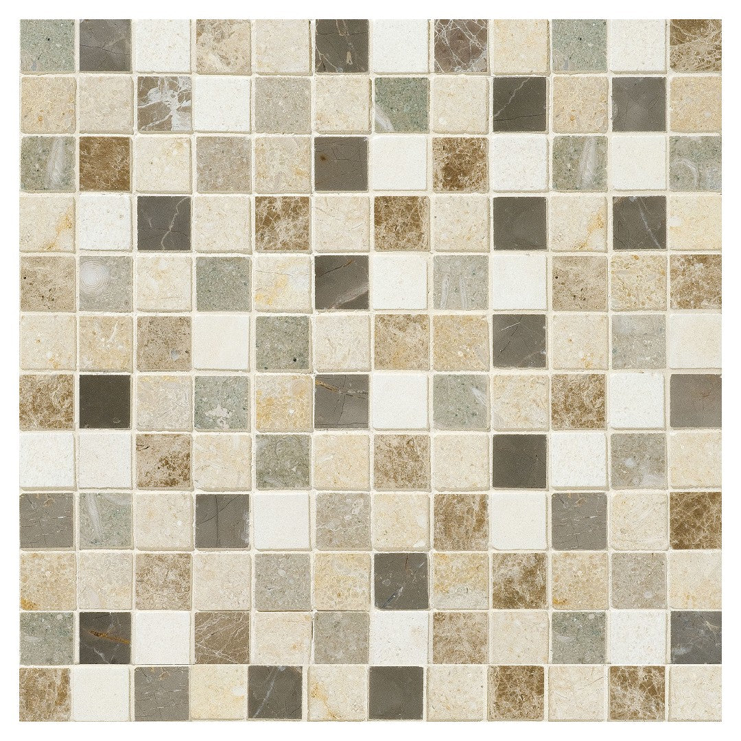 Daltile Decorative Accents 12" x 12" Honed Natural Stone 1" Straight Joint Mosaic