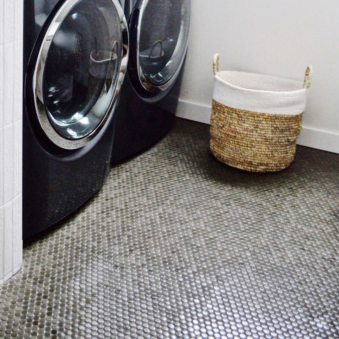 Bedrosians 360° 12" x 12" Penny Rounds Mosaic Matte