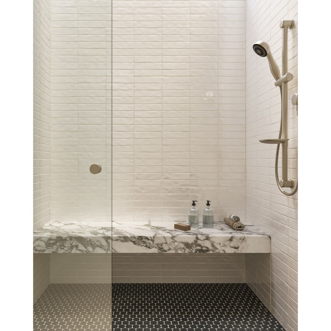 Bedrosians Makoto 10" x 10" Porcelain Round 2" Mosaic