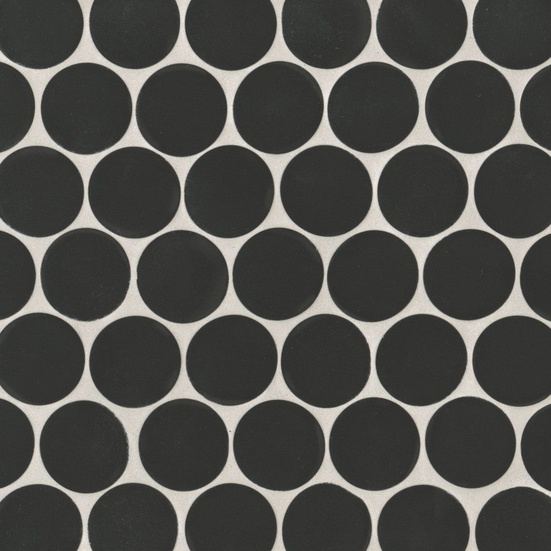 Bedrosians Makoto 10" x 10" Porcelain Round 2" Mosaic