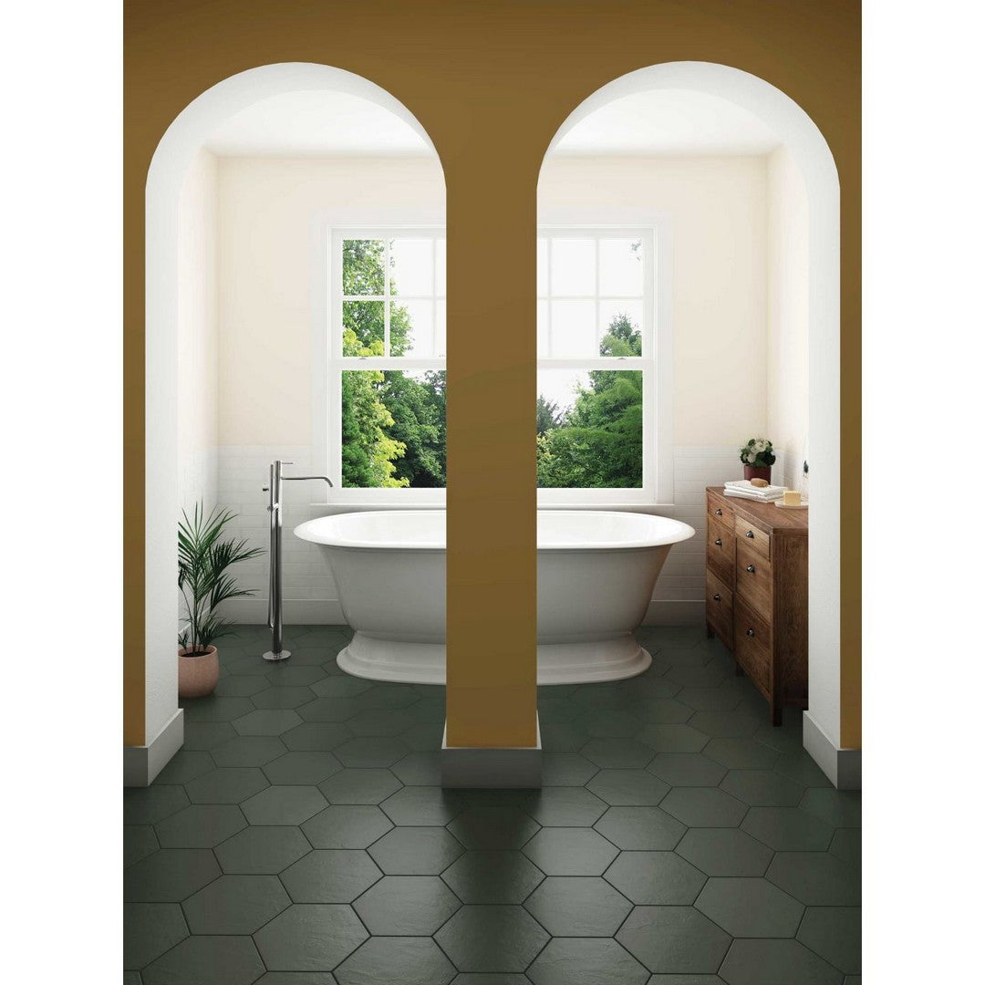 Bedrosians Makoto 10" x 11.5" Porcelain Hexagon Tile