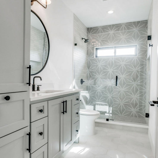 Bedrosians Makoto 10" x 11.5" Porcelain Hexagon Tile