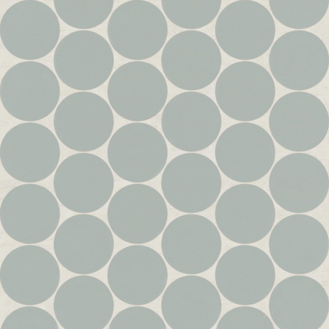 Bedrosians Marin 10.5" x 11.75" Penny Round Matte Porcelain 2" Mosaic