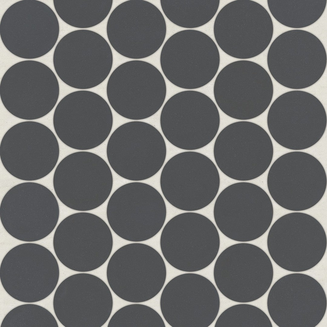 Bedrosians Marin 10.5" x 11.75" Penny Round Matte Porcelain 2" Mosaic