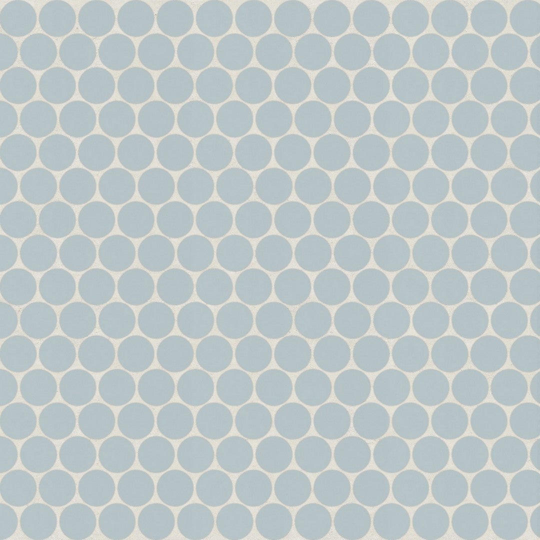 Bedrosians Marin 11.5" x 12.5" Penny Round Matte Porcelain .75" Mosaic