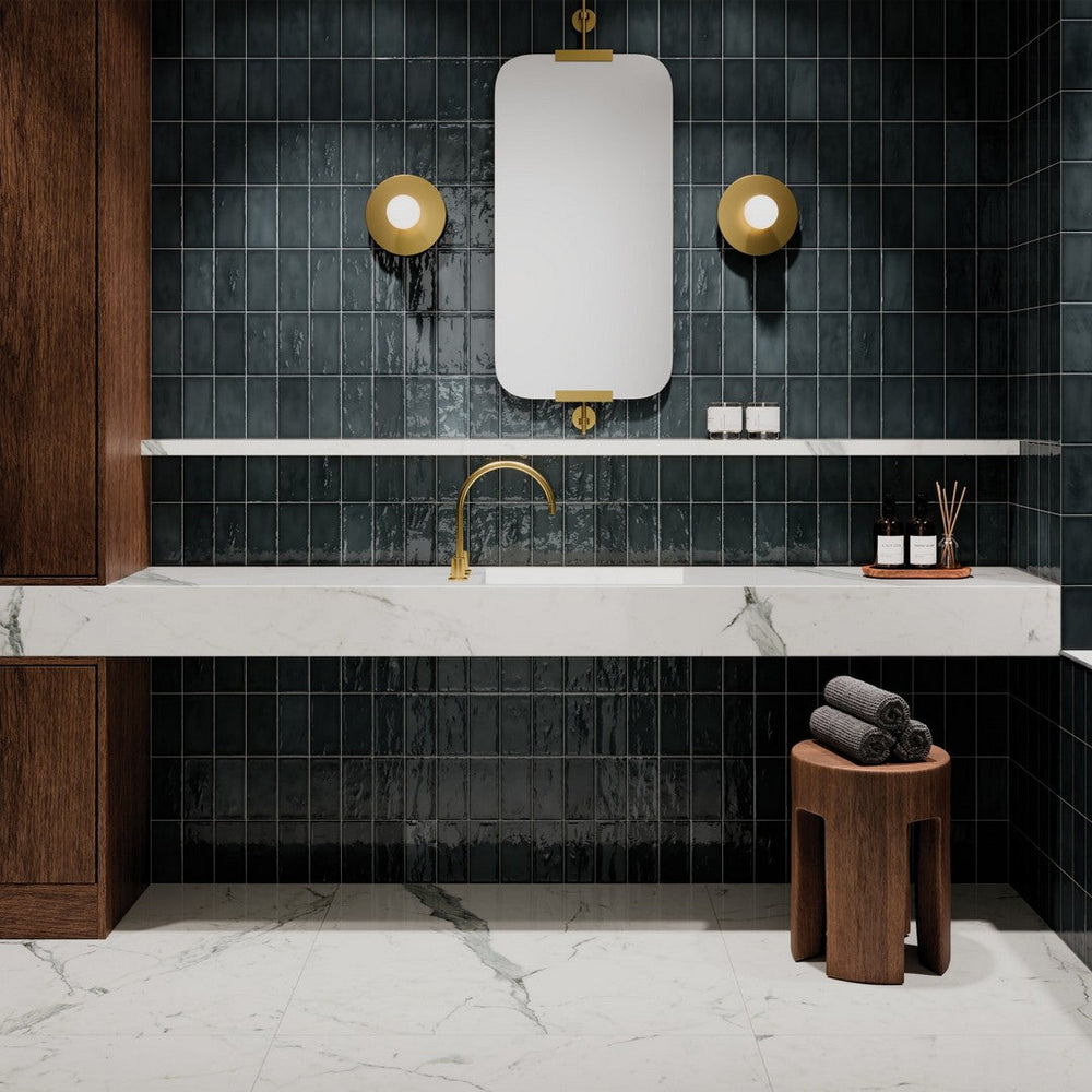 Bedrosians Marin 2.5" x 5" Gloss Ceramic Wall Tile in stock at Flair Decos — ships nationwide USA