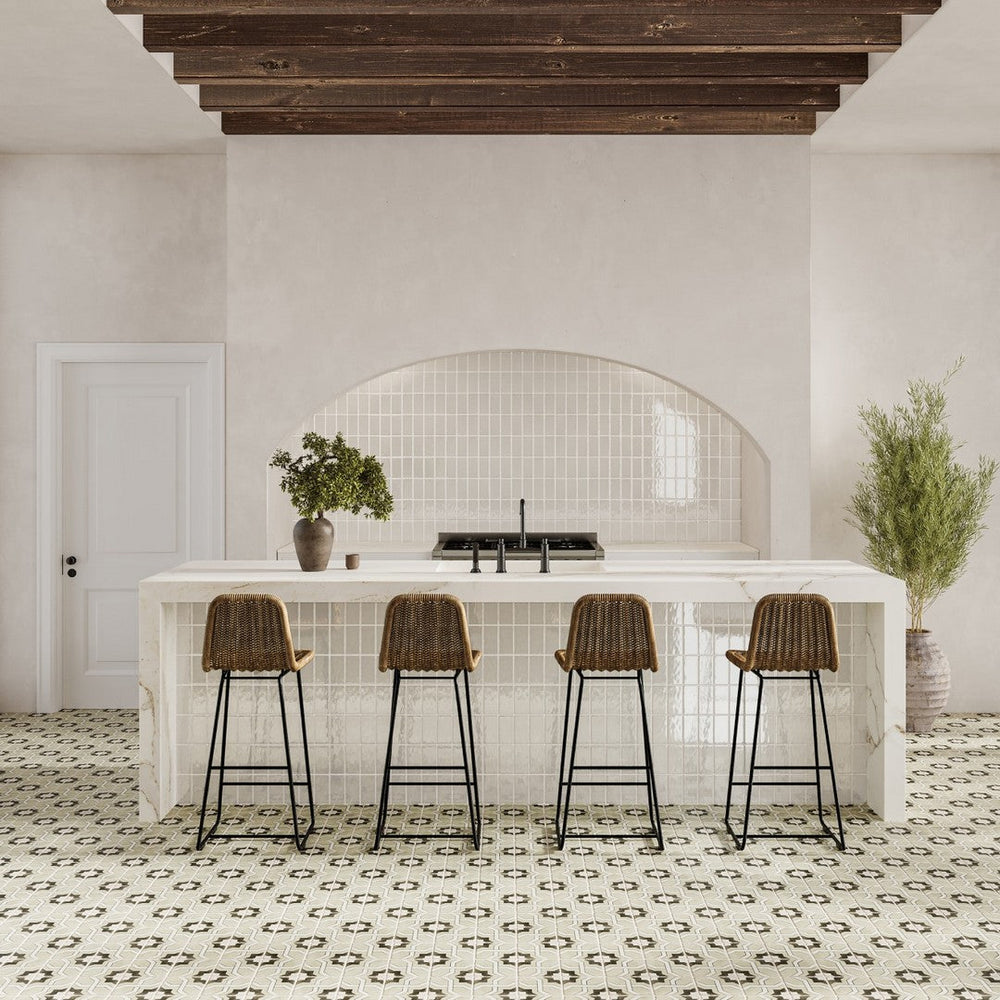 Bedrosians Marin 2.5" x 5" Gloss Ceramic Wall Tile in stock at Flair Decos — premium bathroom tile USA.