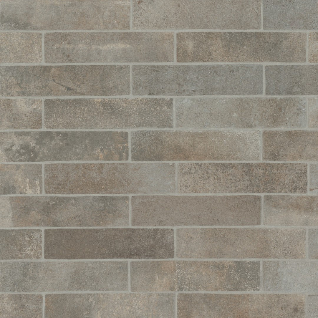 Bedrosians Montana 2.25" x 10" Matte Porcelain Brick Field Tile