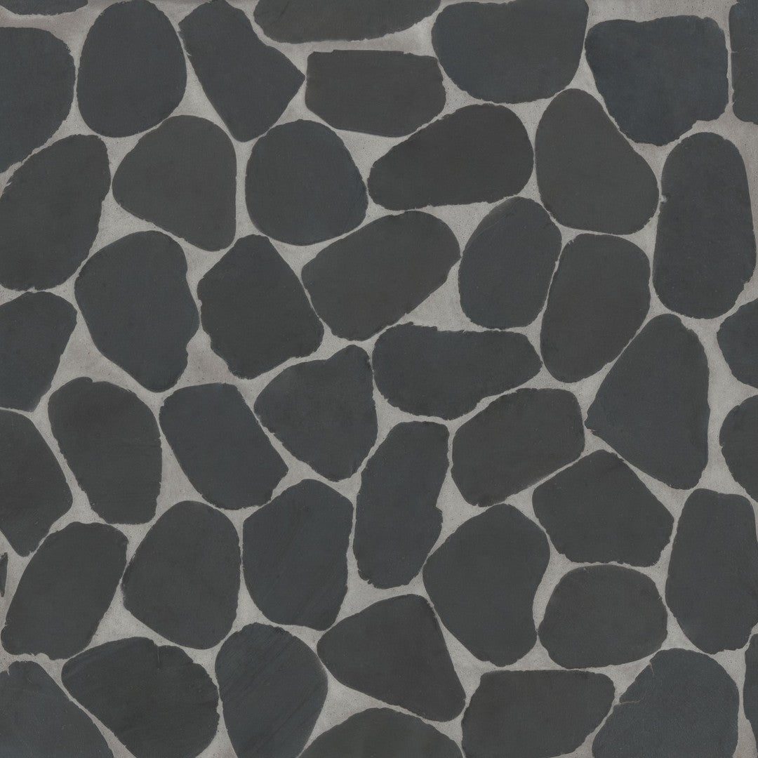 Bedrosians Waterbrook 12" x 12" Jumbo Sliced Pebble Mosaic