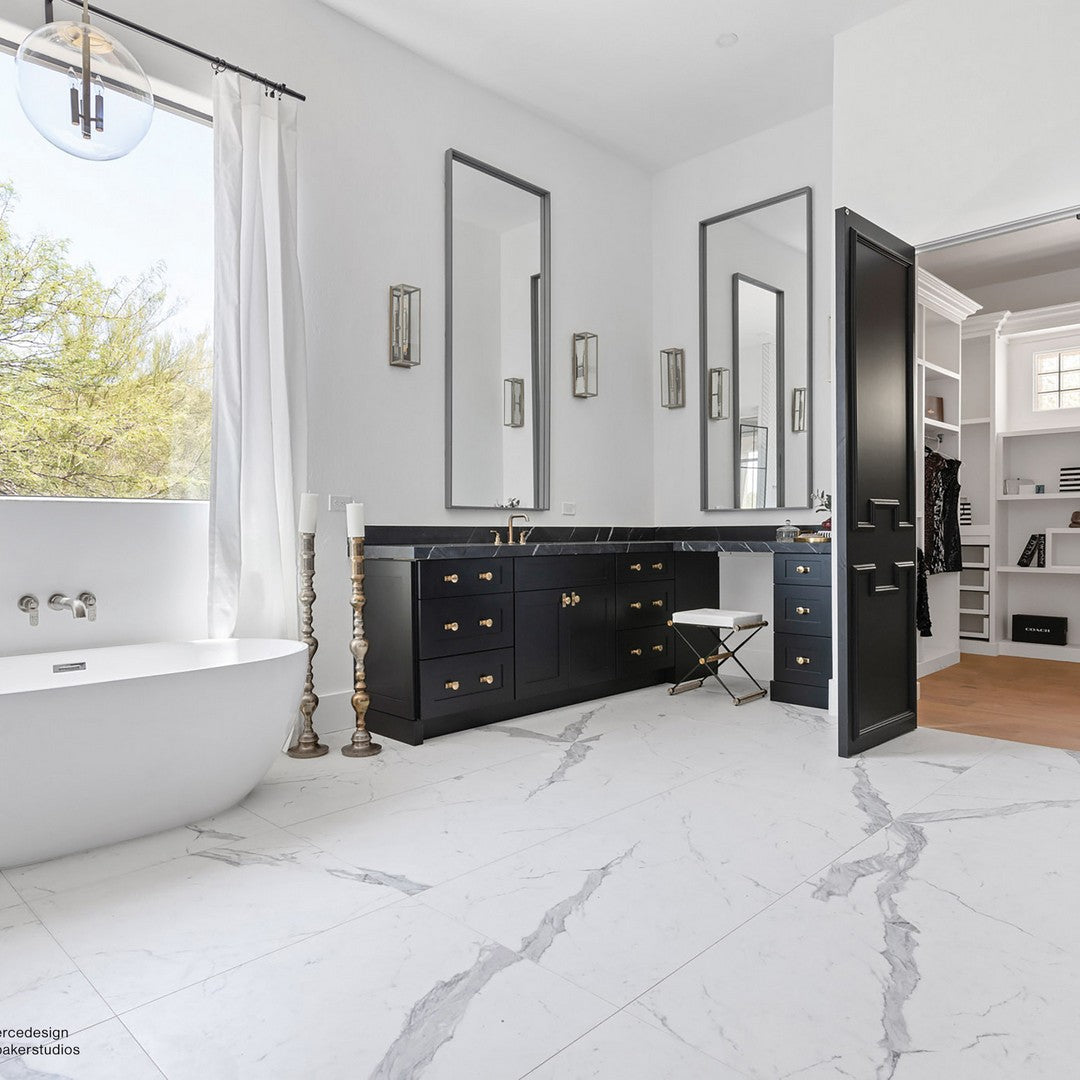 Bedrosians Magnifica The Thirties 30" x 30" Statuarietto Polished Tile 8mm