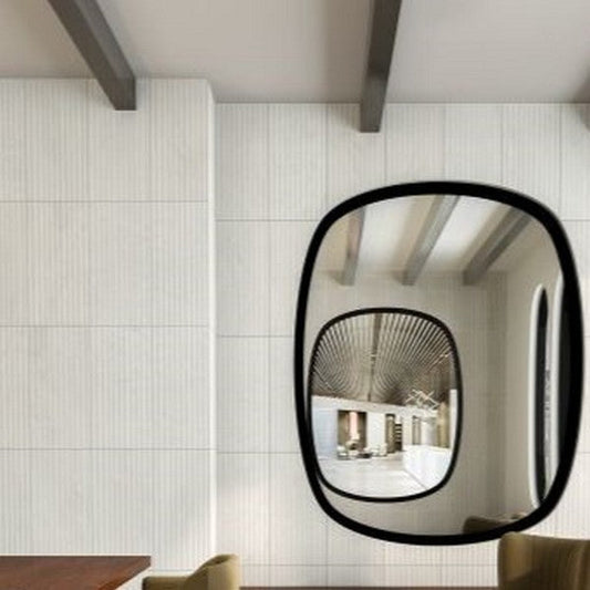 Daltile Bryne 12" x 24" Fluted Satin Ceramic Fluted Wall Tile