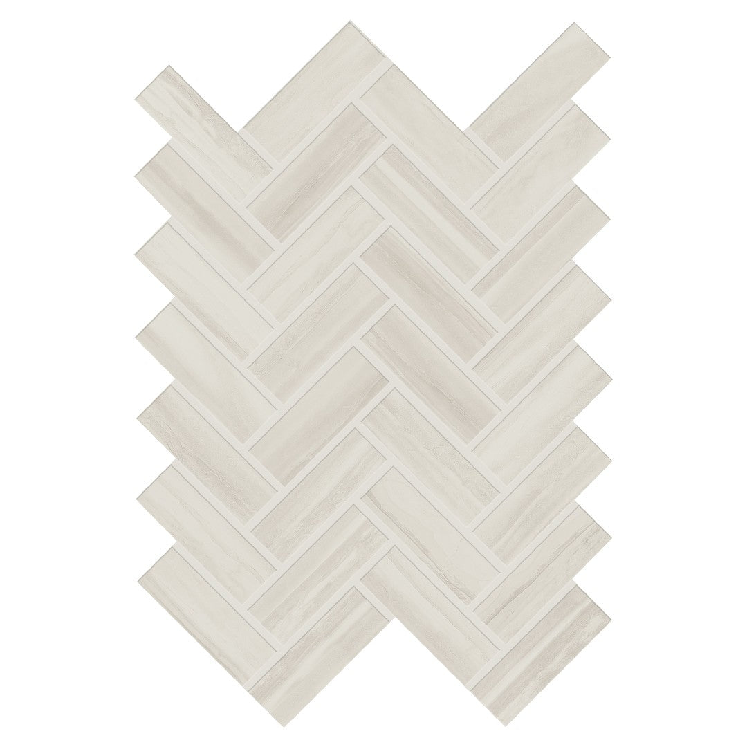 Daltile Prime 9" x 12" Matte Ceramic 1x3" Herringbone Mosaic