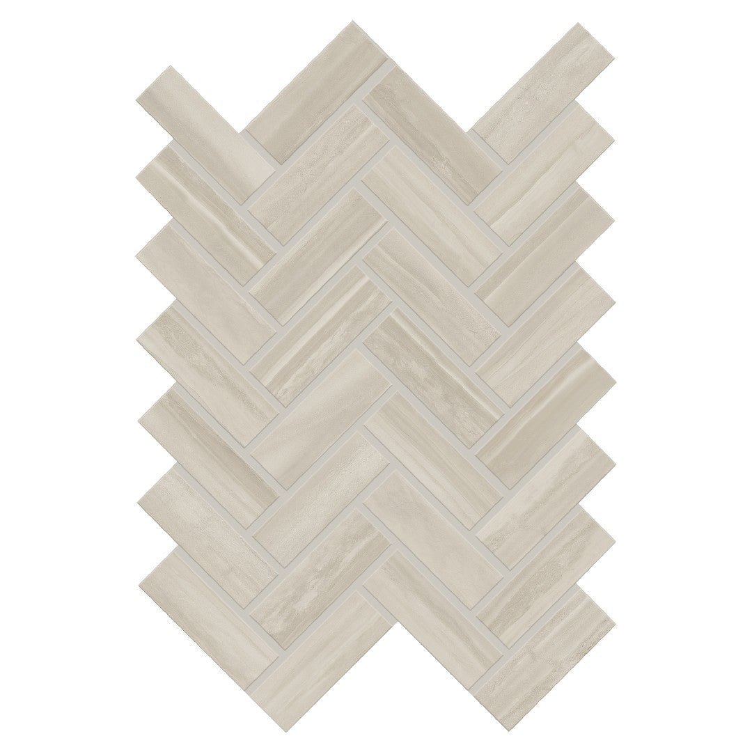 Daltile Prime 9" x 12" Matte Ceramic 1x3" Herringbone Mosaic