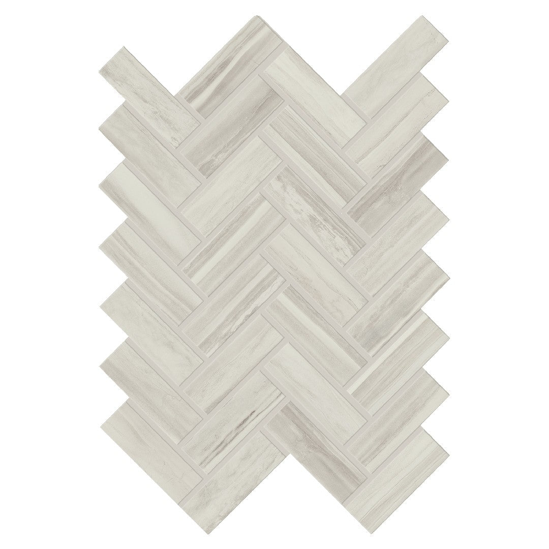 Daltile Prime 9" x 12" Matte Ceramic 1x3" Herringbone Mosaic