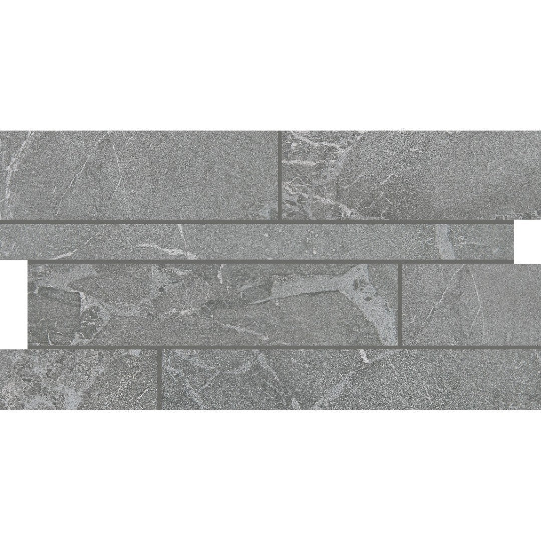 Daltile Enlite 12" x 24" Matte Porcelain Random Linear Mosaic