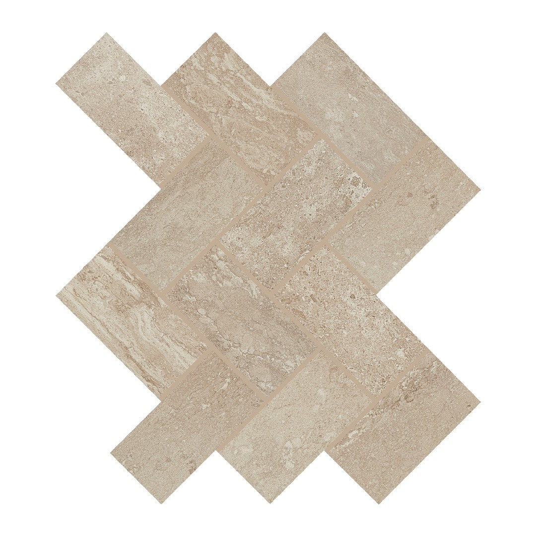 Daltile Advantage 12" x 14" Matte Ceramic 2x4" Herringbone Mosaic