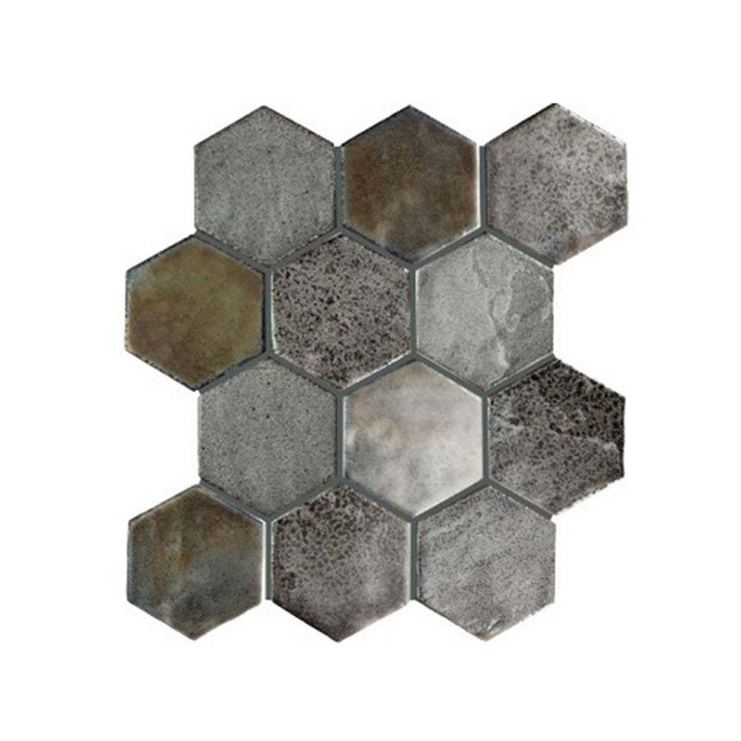 Daltile Empyrean 10" x 12" Glossy Ceramic 2" Hexagon Wall Mosaic