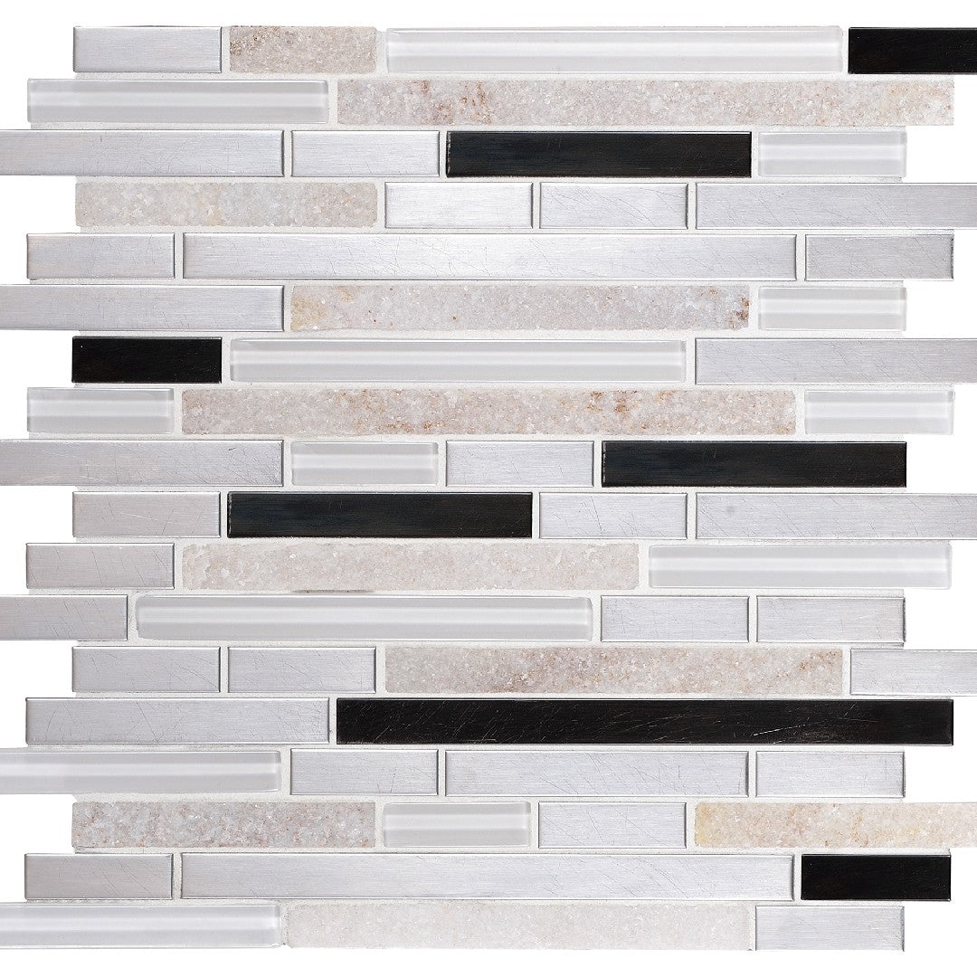 Daltile Endeavors 12" x 12" Mixed Natural Stone 5/8" Random Mosaic