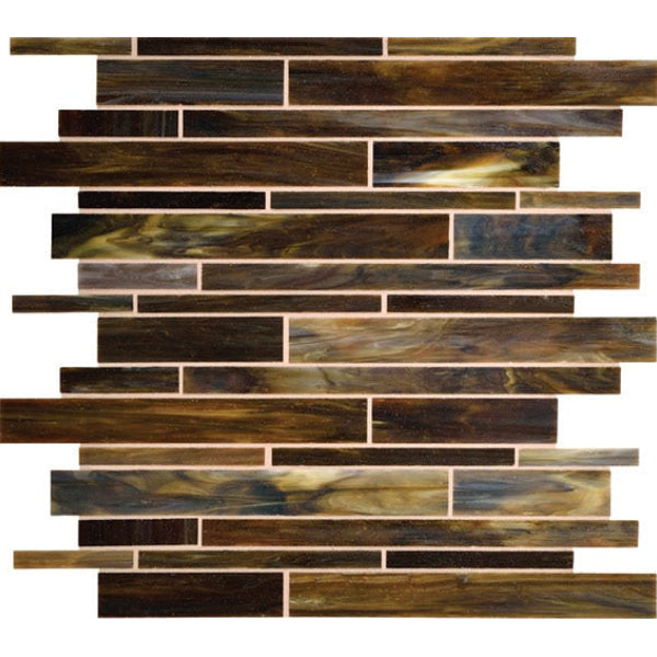 Daltile Serenade 12" x 12" Glossy Glass Random Mosaic