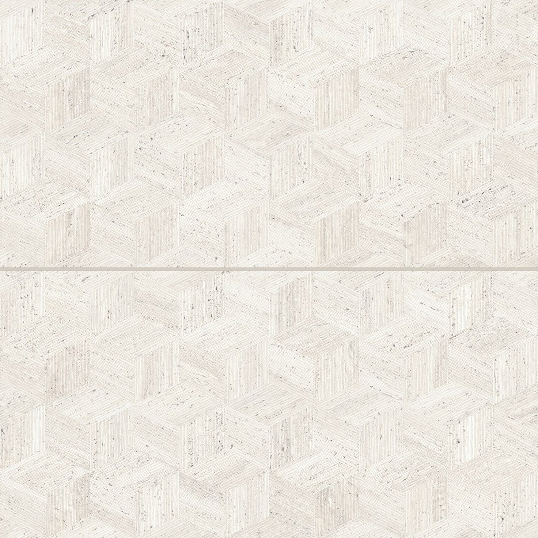 Bedrosians Sensi Roma 24" x 48" Matte Porcelain Cube Deco