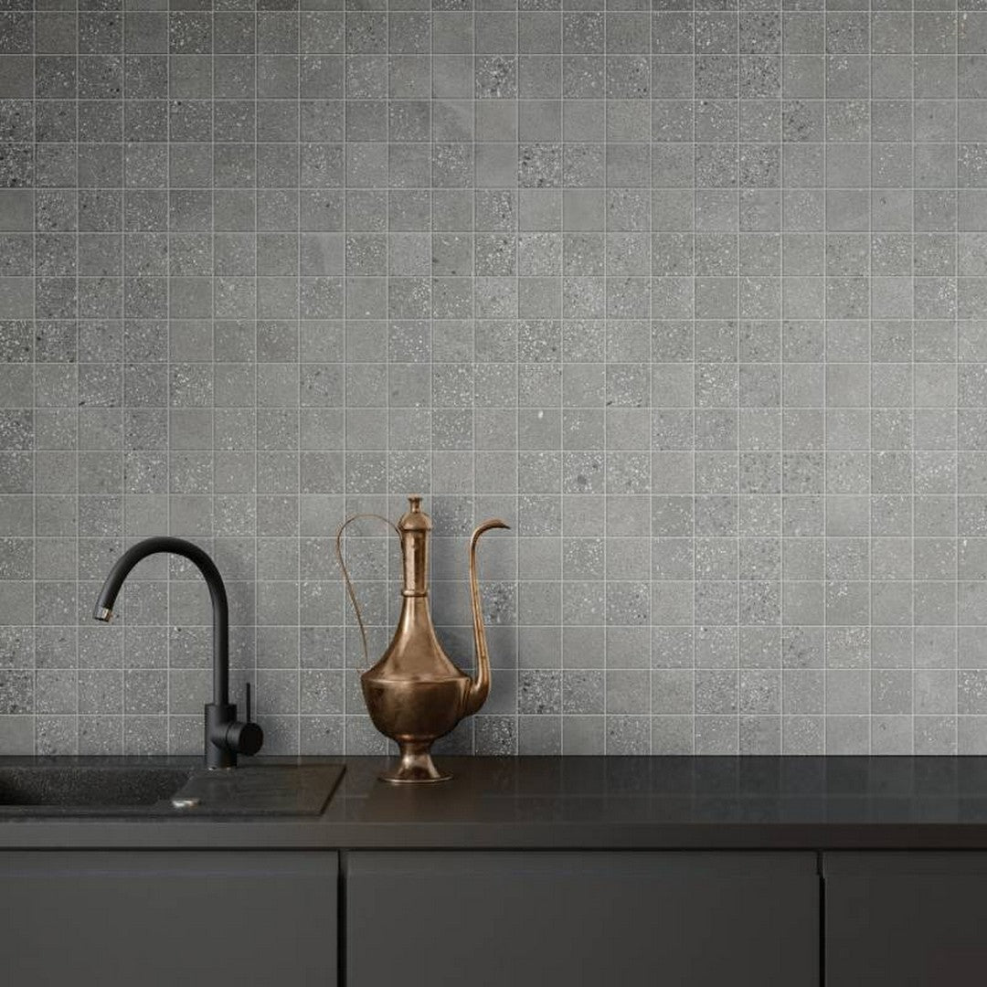 Bedrosians Area 51 - 12" x 12" Matte Glazed Porcelain 2" Mosaic