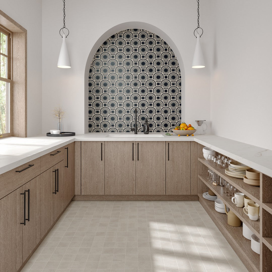 Bedrosians Thaddeus 12" x 12" Matte Porcelain Mosaic Tile