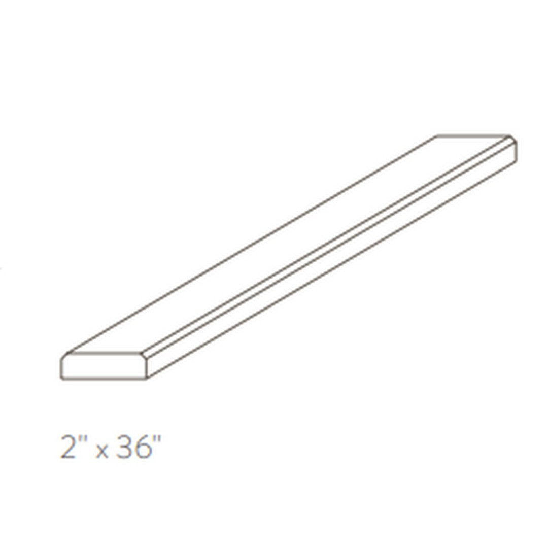 American Olean Stone Source Thresholds 2" x 36" Double Bevel Natural Stone Tile Polished 10mm