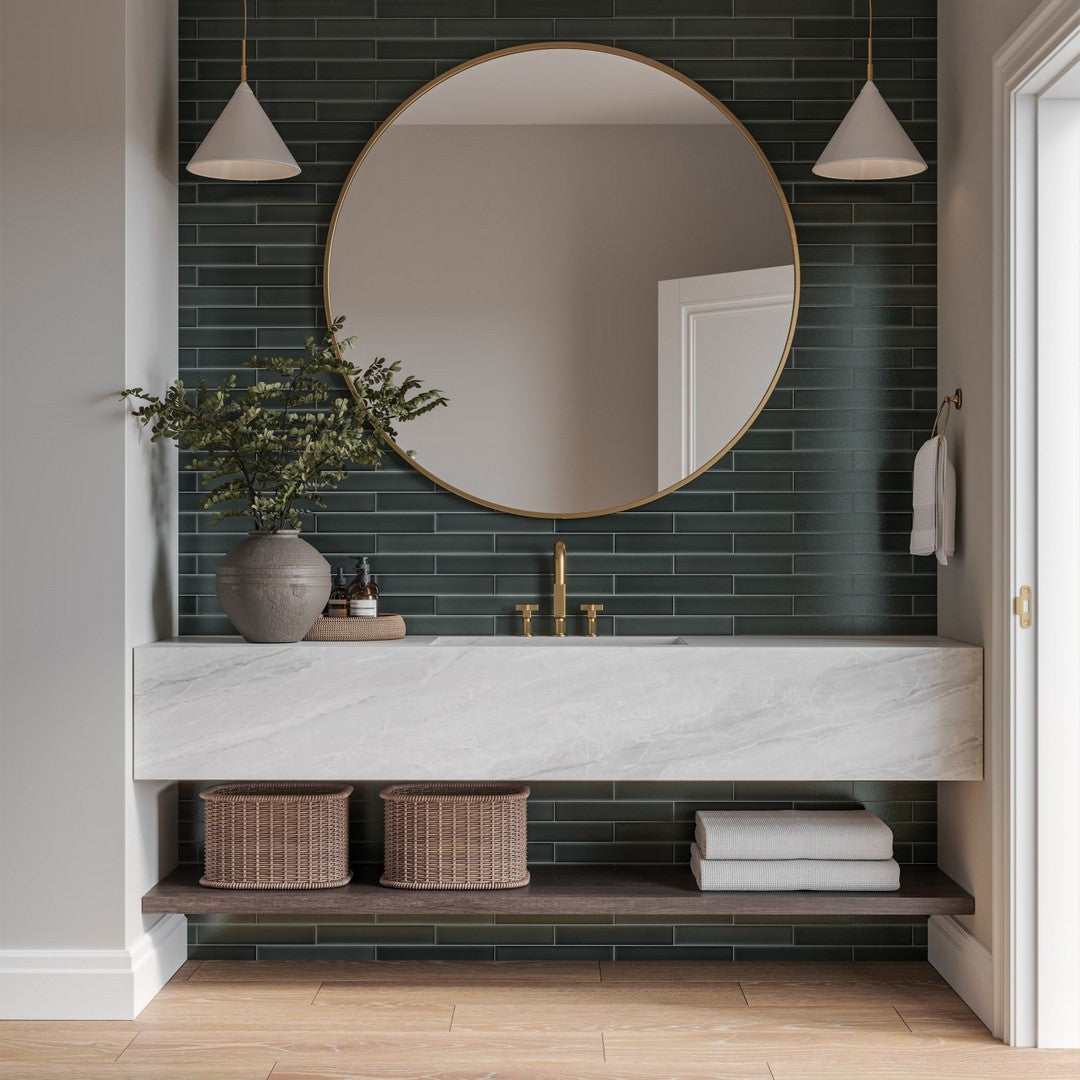 Bedrosians Kaikos 2" x 12" Matte Glass Field Tile