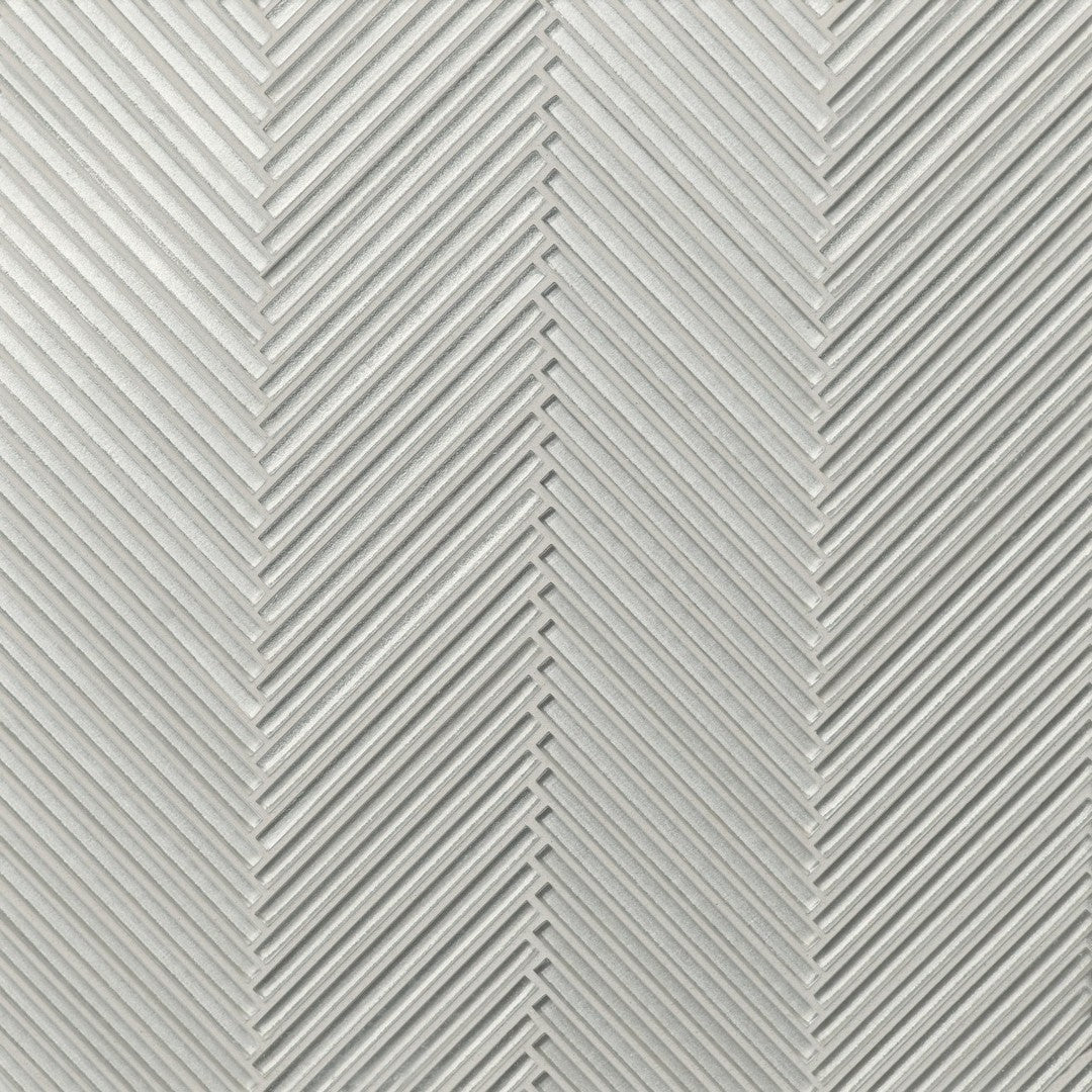 Bedrosians Kaikos 11.25" x 11.25" Skinny Chevron Glass Mosaic