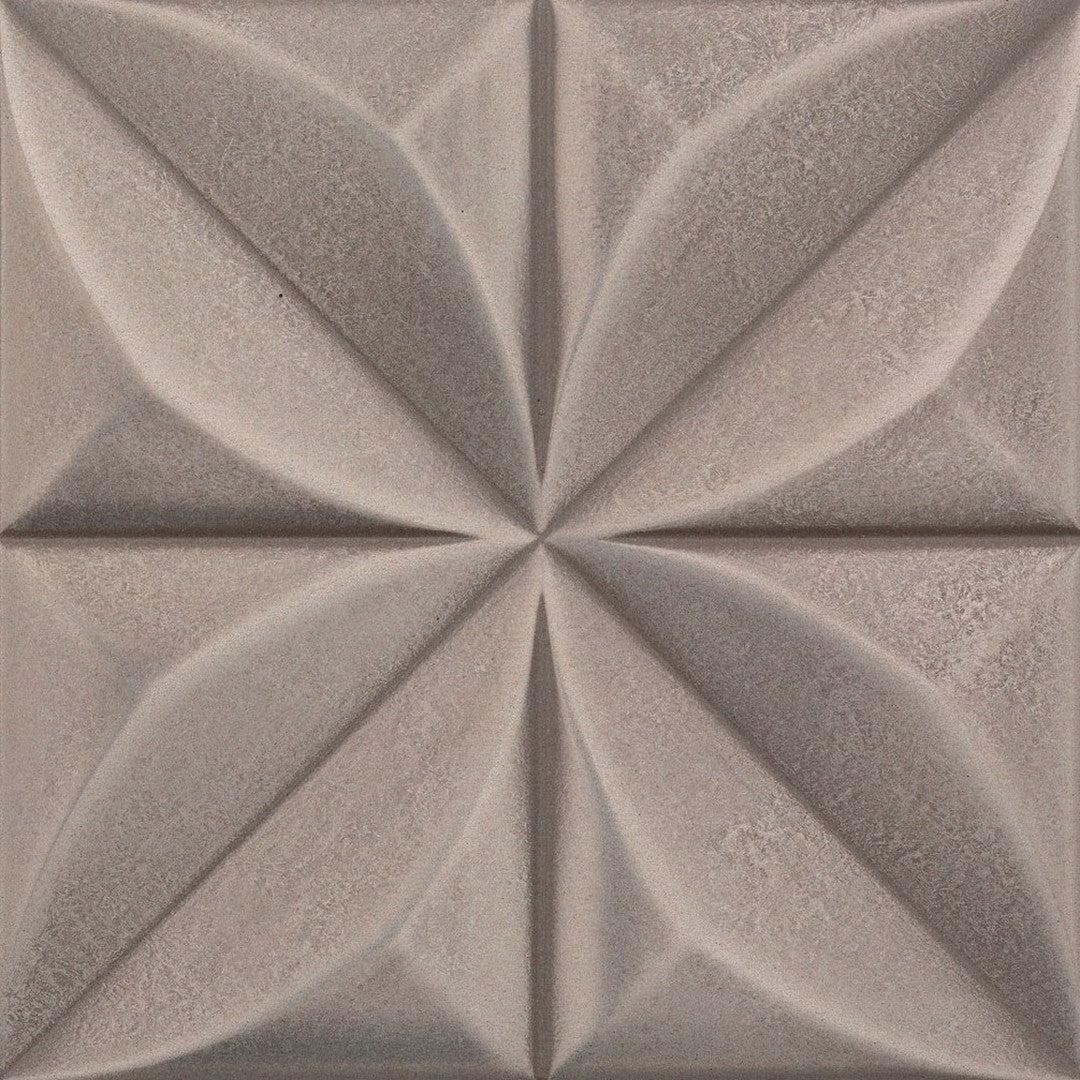 Marazzi GeoMetal 6" x 6" Satin Metal Floret Mosaic