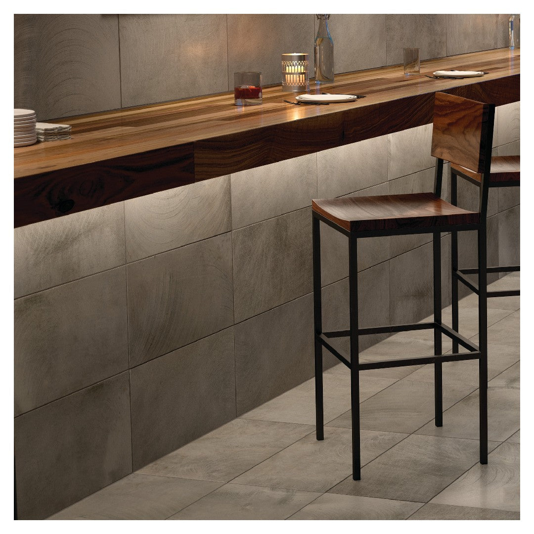 Daltile Ironcraft 12" x 24" Rectified Polished Porcelain Floor Tile