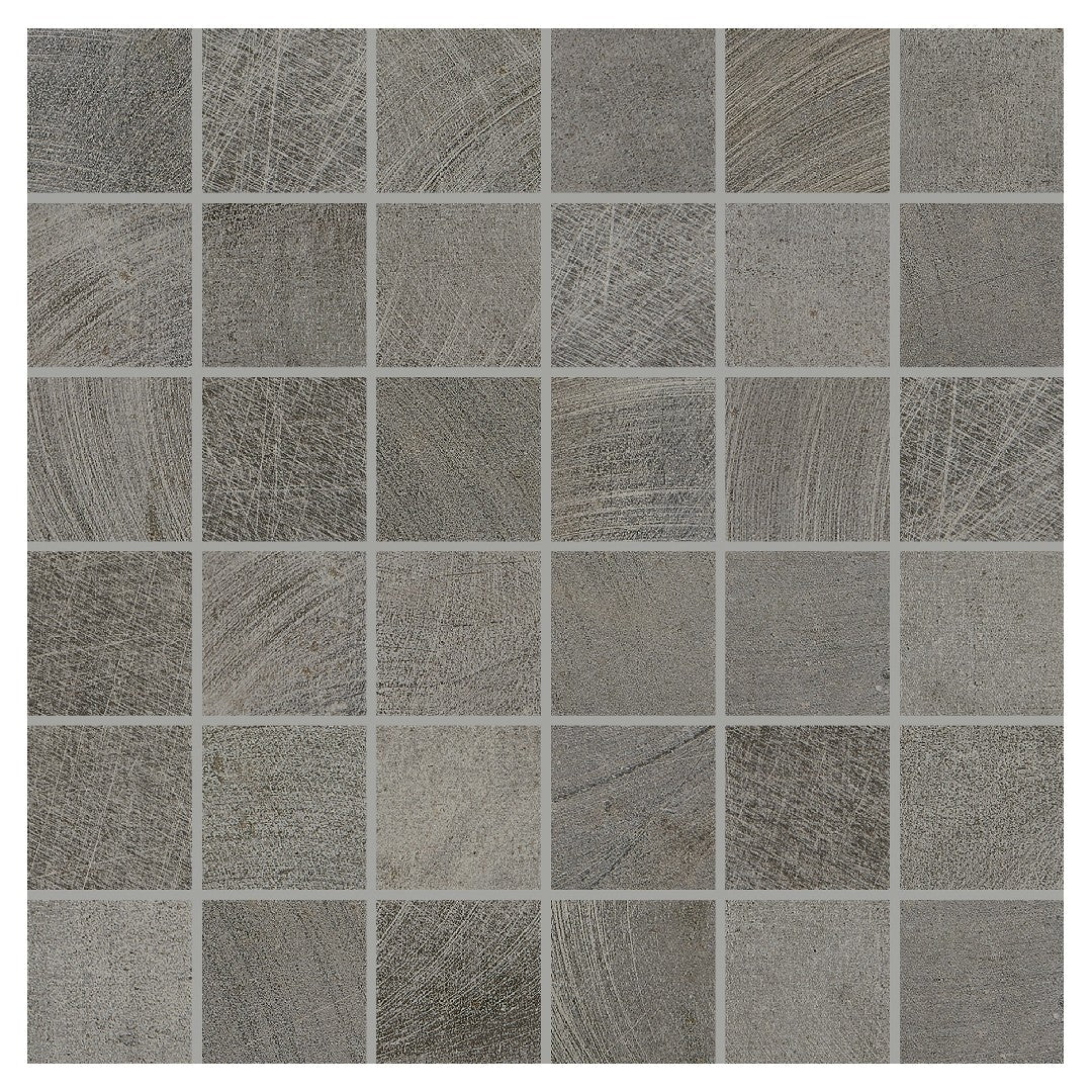 Daltile Ironcraft 12" x 12" Mixed Porcelain 2" Straight Joint Mosaic