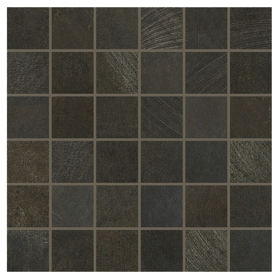 Daltile Ironcraft 12" x 12" Mixed Porcelain 2" Straight Joint Mosaic