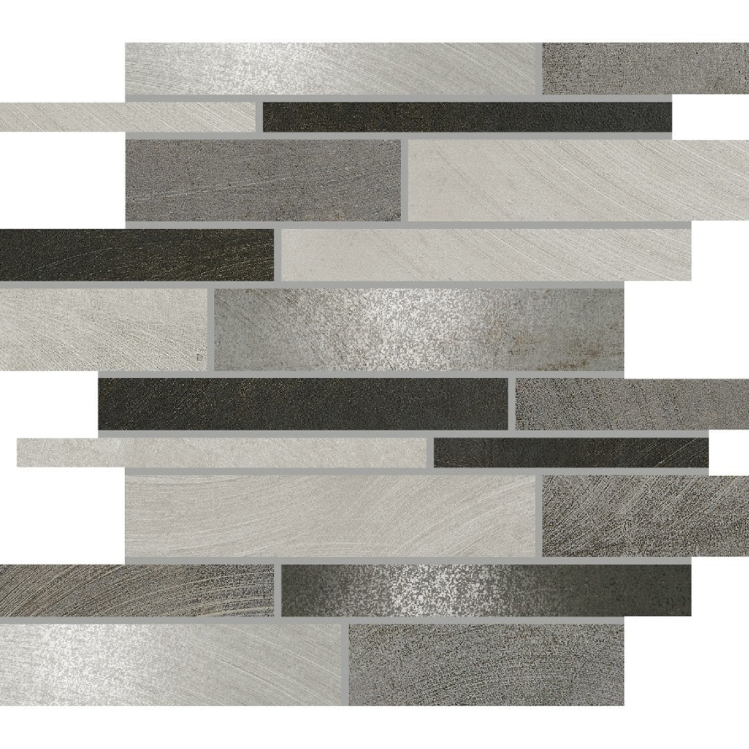 Daltile Ironcraft 12" x 12" Mixed Porcelain Random Mosaic