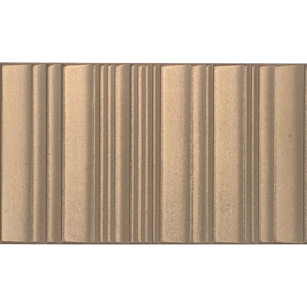 Daltile Industrial Metals 3" x 6" Satin Metal Grooved Wall Tile