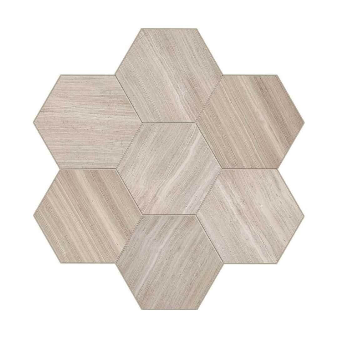 Daltile Natural Stone Limestone 18" x 20" Honed Hexagon Mosaic