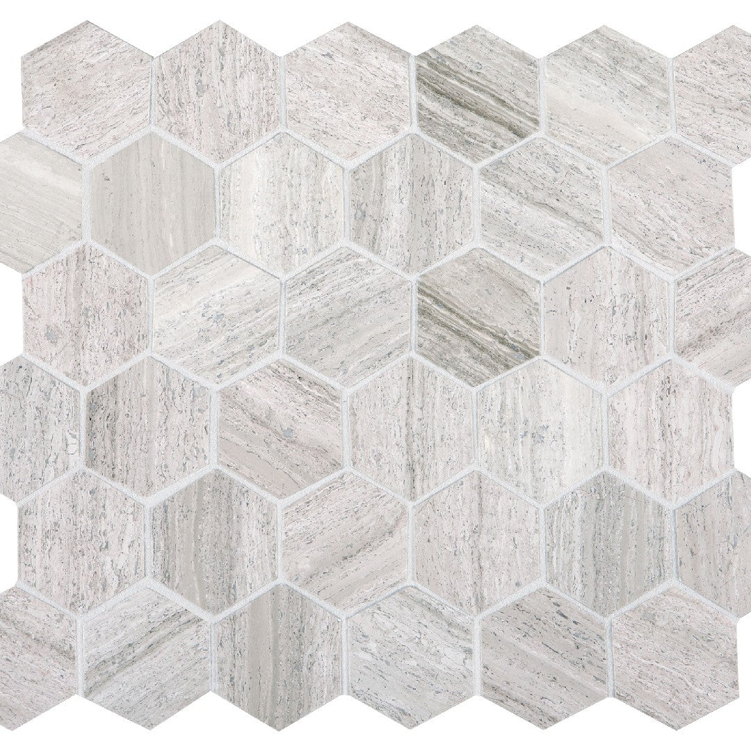 Daltile Natural Stone Limestone 13" x 13" Honed 2" Hexagon Mosaic