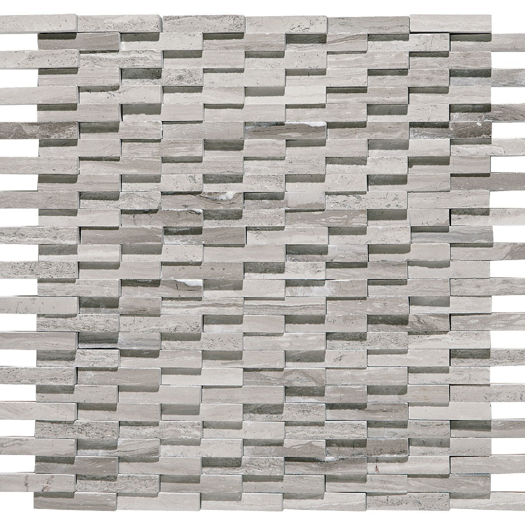 Daltile Natural Stone Limestone 12" x 13" Polished 2.37x0.25" Cladding Mosaic