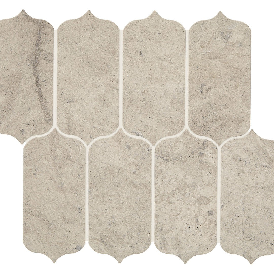 Daltile Natural Stone Limestone 11" x 13" Honed 4x6" Ingot Mosaic