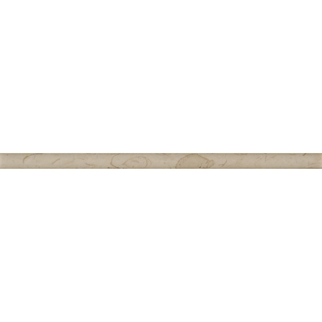 Bedrosians Limestone Corinthian White 0.5" x 12" Trim