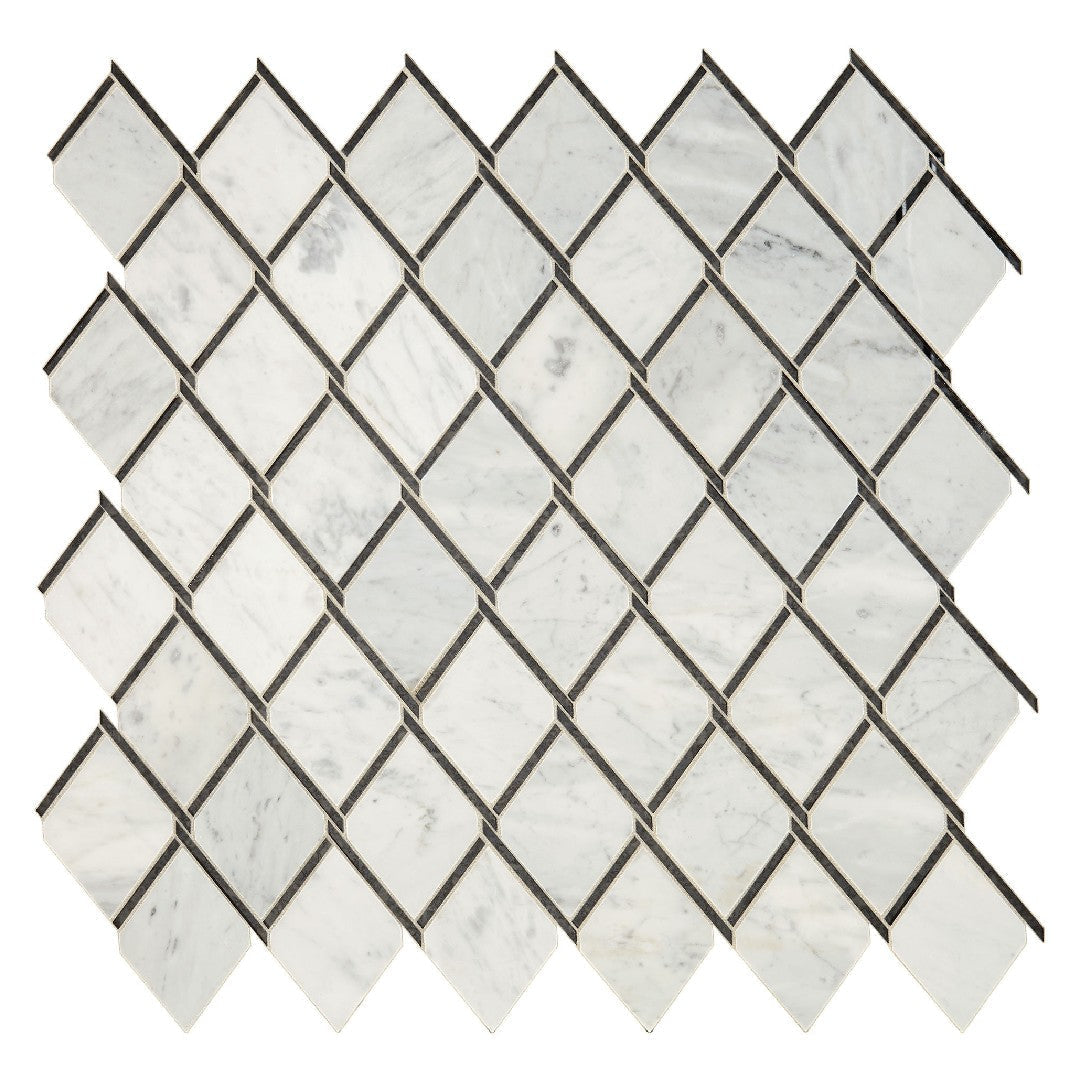 Daltile Lavaliere 14" x 14" Polished Natural Stone Chain Link Wall Mosaic