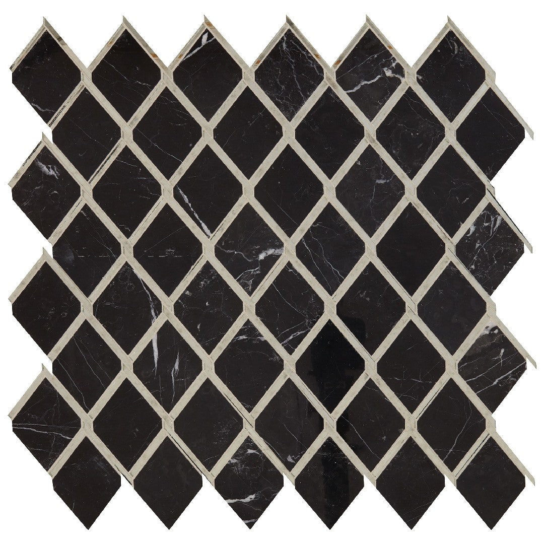 Daltile Lavaliere 14" x 14" Polished Natural Stone Chain Link Wall Mosaic