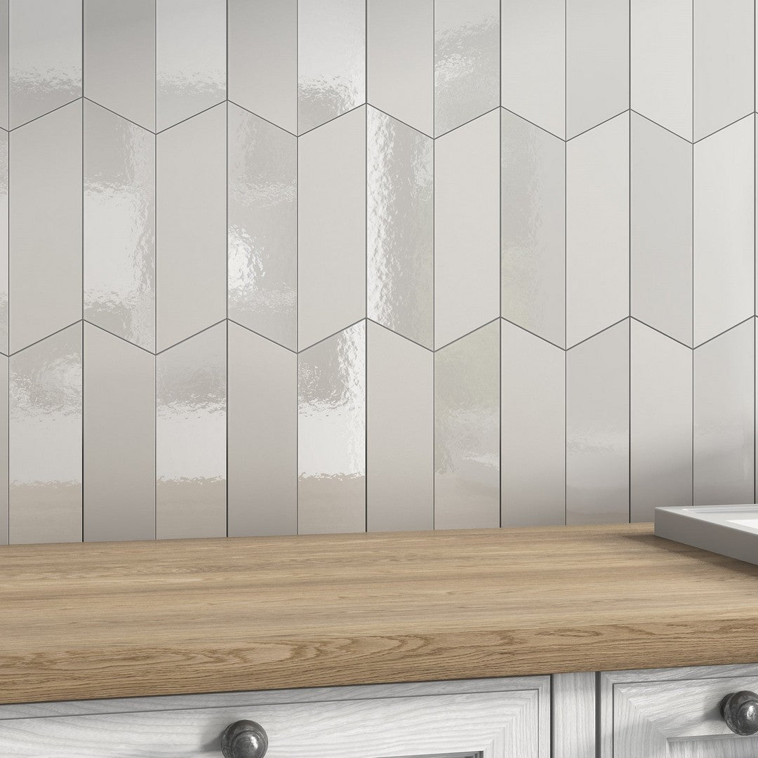 Ottimo Lloyd 2" x 8" Glossy Left Ceramic Tile