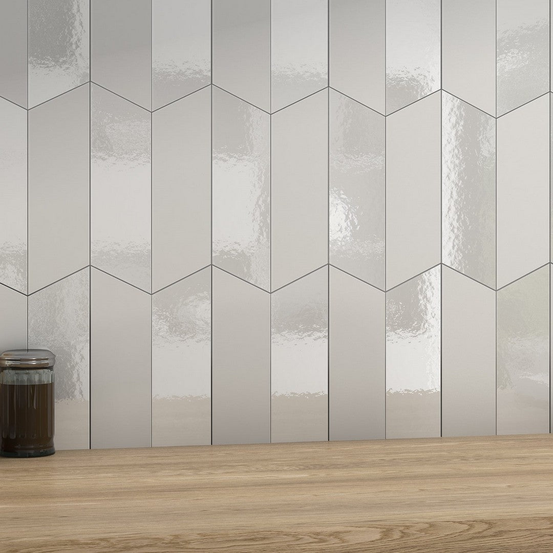 Ottimo Lloyd 2" x 8" Glossy Right Ceramic Tile