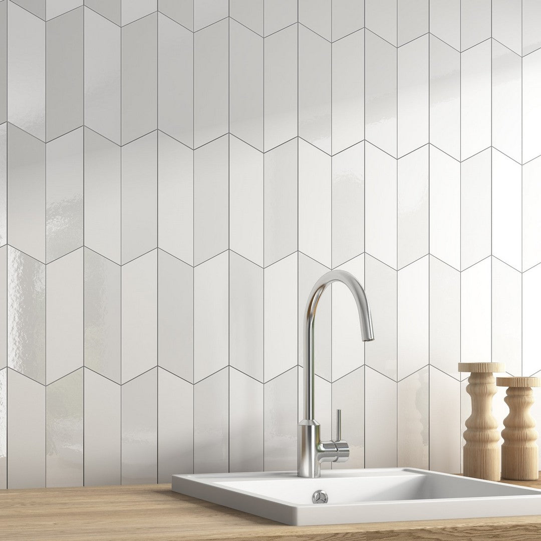 Ottimo Lloyd 2" x 8" Matte Right Ceramic Tile