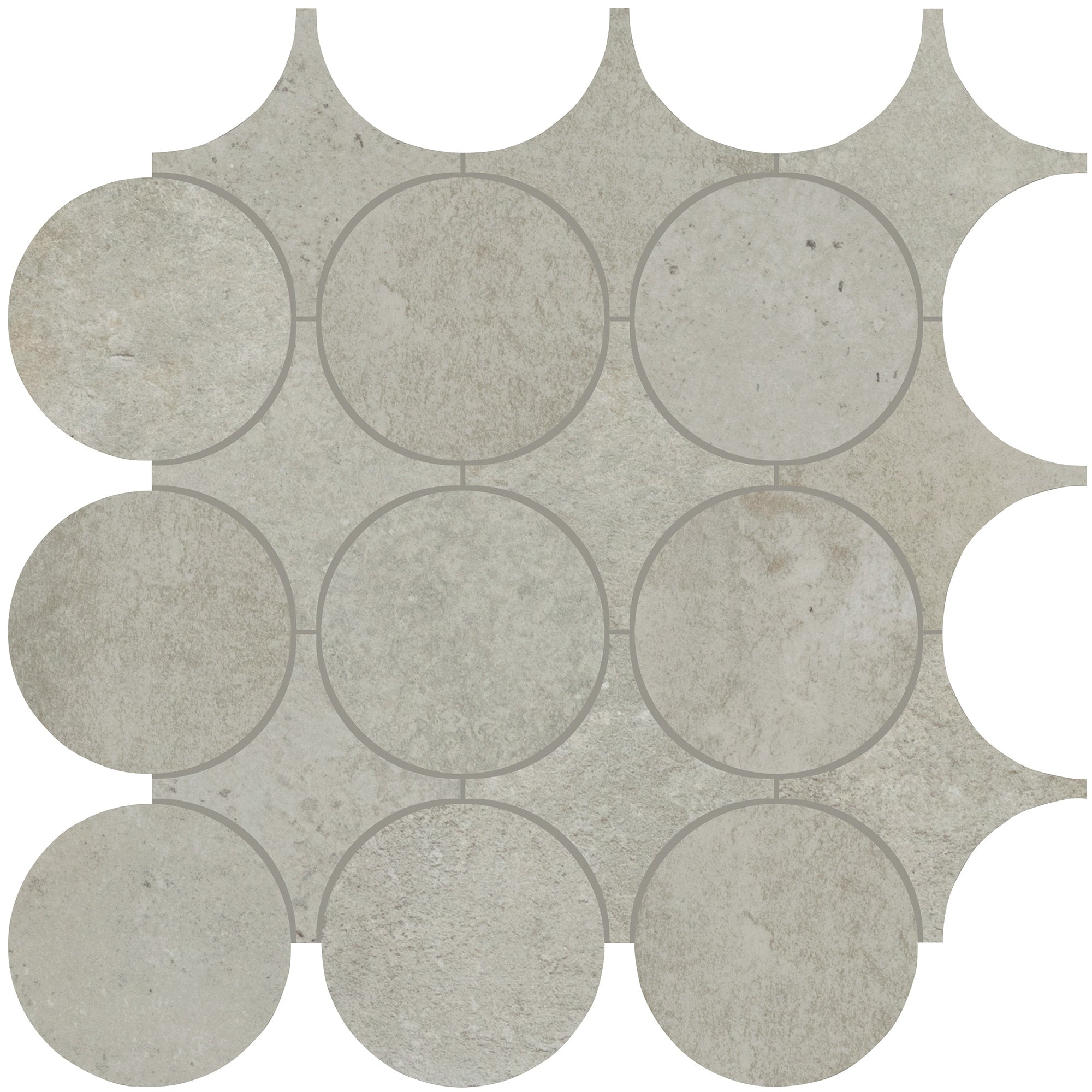 Daltile Rekindle 14" x 14" Matte Porcelain Mixed Stepwise Mosaic