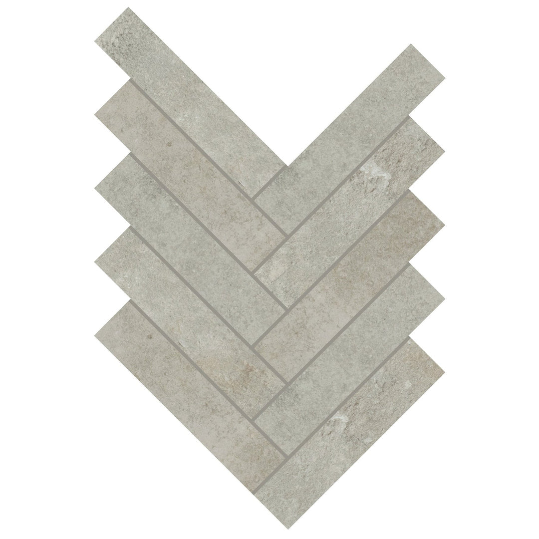 Daltile Rekindle 9.38" x 17.5" Matte Porcelain 2x6" Herringbone Mosaic