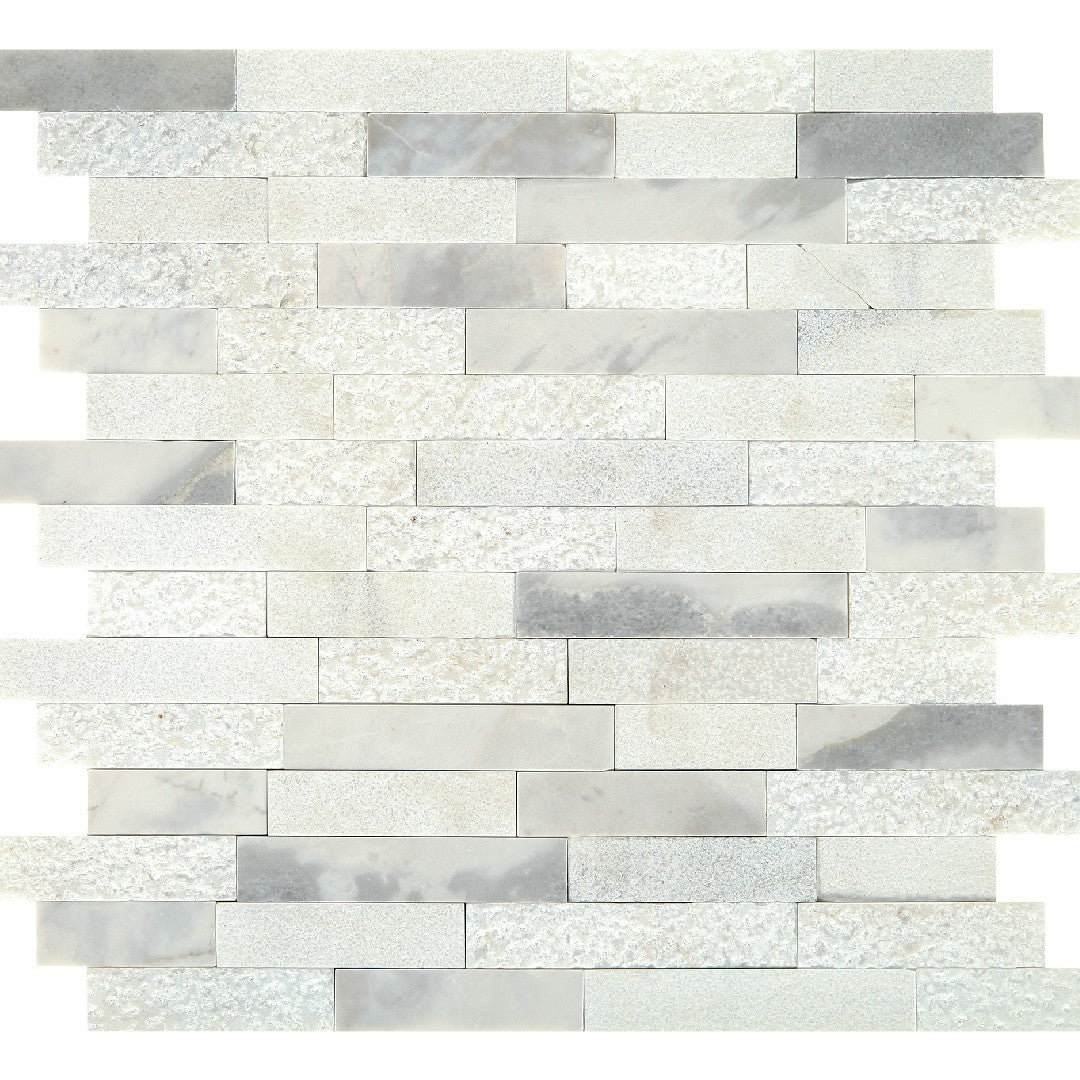 Daltile Minute Mosaix 12" x 13" Natural Stone Random Linear Mosaic